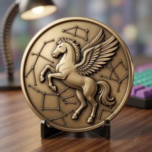 Mythic Bestiary Coin Engraving PNG, Detailed Monster Laser Depth Map Bundle