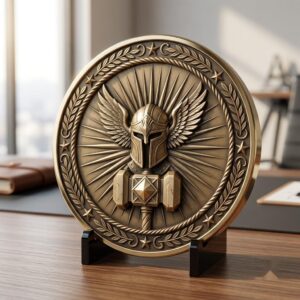 Mythical Beast Coin Engraving Depth Map, Fantasy Relief File Bundle