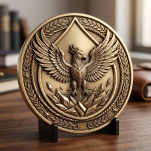 Mythical Beast Coin Engraving Depth Map, Fantasy Relief File Bundle