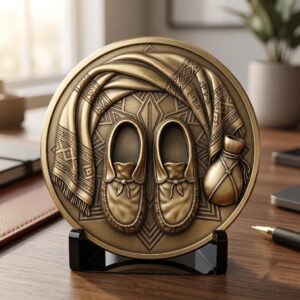 Native American Challenge Coin Depth Maps, Warrior Relief Files