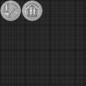 Native American Warrior Depth Map, Laser Engraving PNG, Coin Relief Portrait