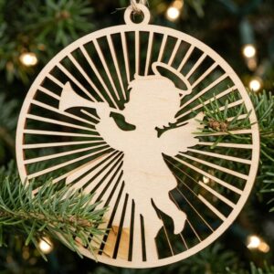 Nativity Angel Ornament Bundle, Religious Christmas Manger Tree Decor, 49 Designs