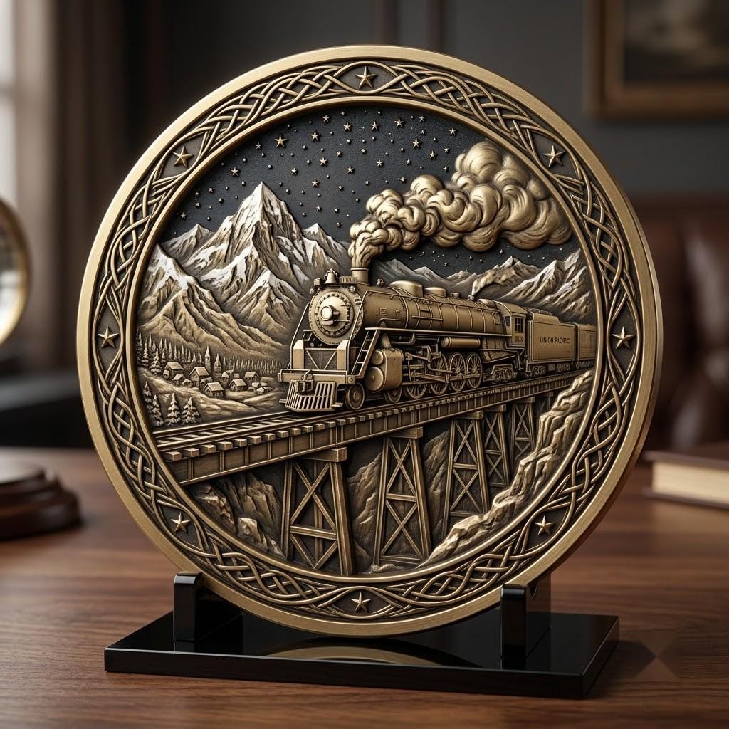 Nativity Challenge Coin Laser Relief, Christmas Faith Token Bundle