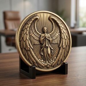 Nativity Challenge Coin Laser Relief, Christmas Faith Token Bundle