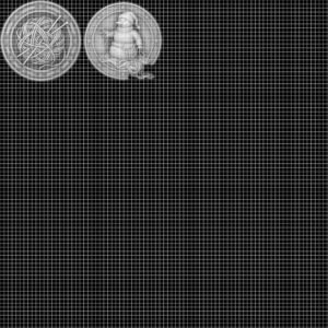 Nativity Challenge Coin PNG, 3D Relief Engraving Depth Map, Christmas Token