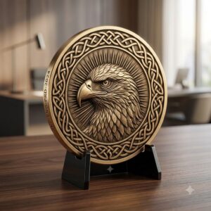 Patriotic Coin Engraving Files, Military Relief Designs, Bronze Animal Art, 50 PNG Bundle