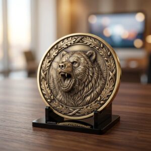 Patriotic Coin Engraving Files, Military Relief Designs, Bronze Animal Art, 50 PNG Bundle