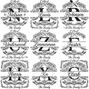 Personalized Family Monogram, Custom Kitchen Board Engraving for Glowforge