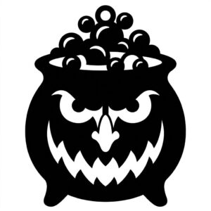 Pumpkin Ornament Laser File, Jack O Lantern Faces, Fall Decor