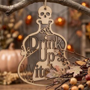 Retro Groovy Ghost Door Hanger, Spooky Season Bundle, 50 Laser Designs