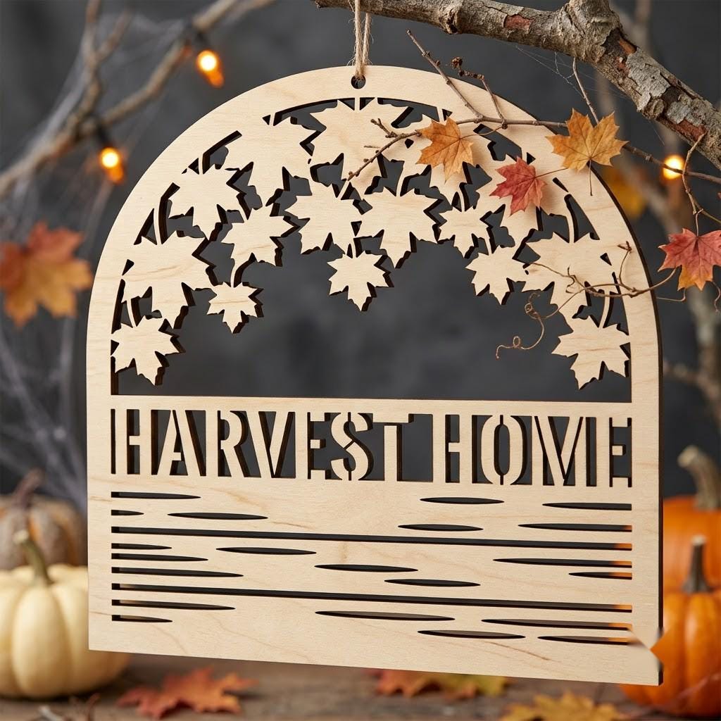 Rustic Farmhouse Halloween Ornament Bundle, Harvest Pumpkin Sign Decor