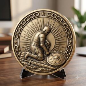 Sobriety Coin Depth Map PNG, Hero Journey Relief Recovery Token Laser File