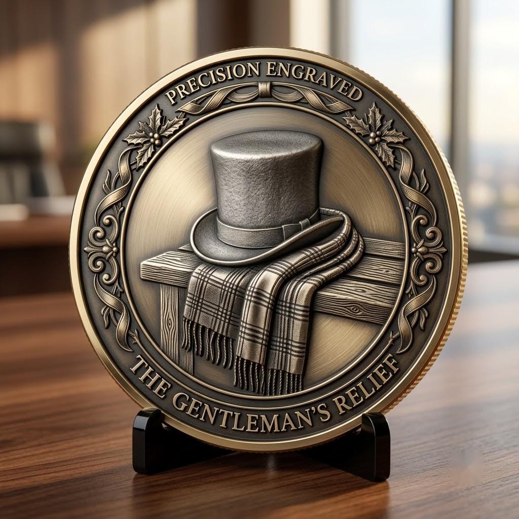 Ugly Christmas Sweater Challenge Coin, 3D Depth Map File for Laser Engraving