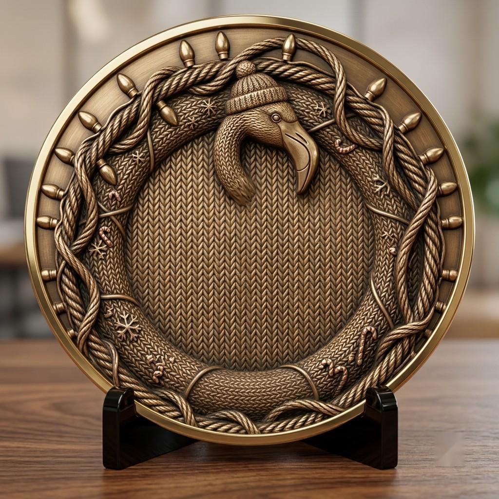 Ugly Sweater Christmas Challenge Coin, Laser Engraving Depth Map PNG Bundle