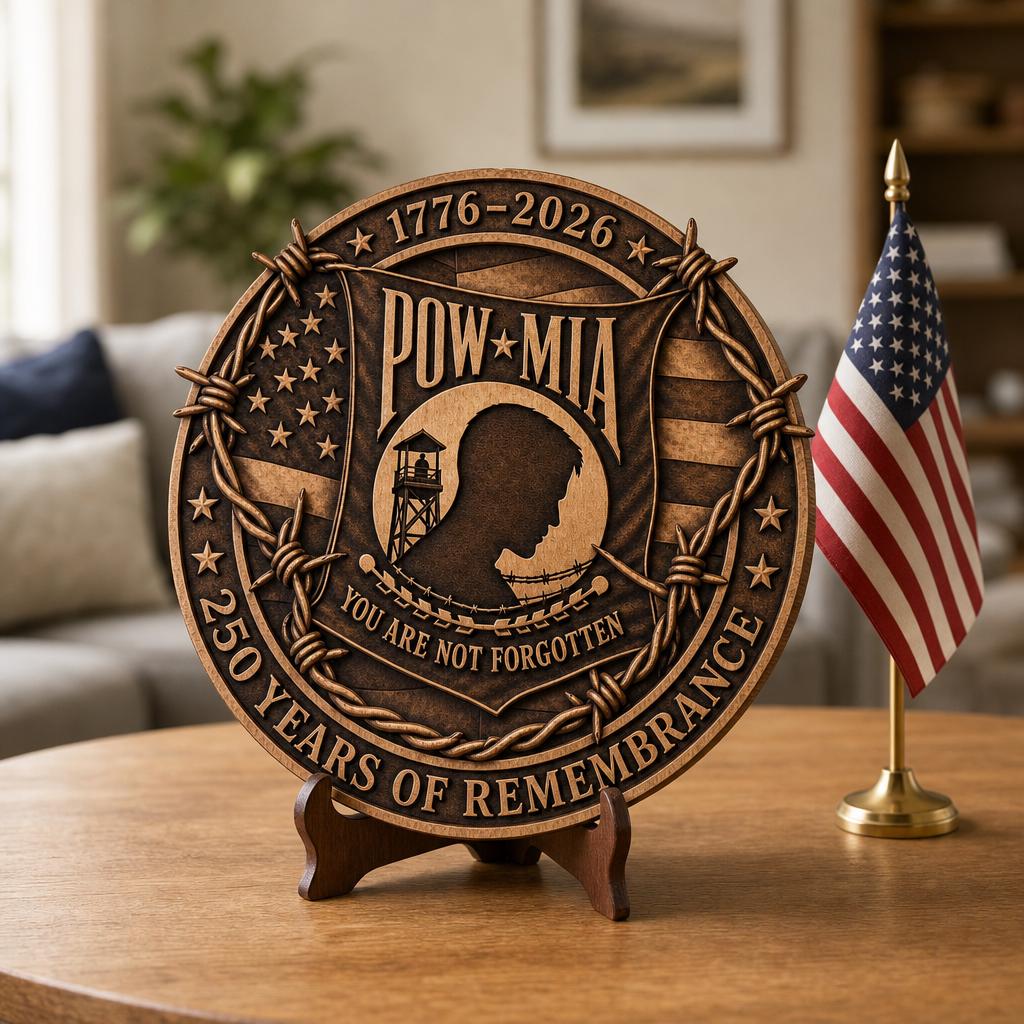 USA 250th Anniversary 3D Illusion File, Patriotic Military Plaque, Wood Sign Bundle