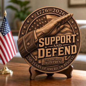 USA 250th Anniversary 3D Illusion File, Patriotic Military Plaque, Wood Sign Bundle