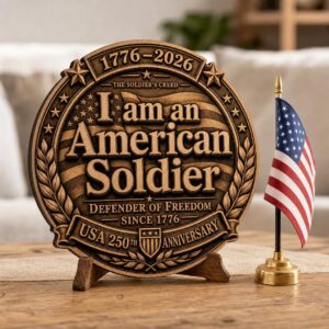 USA 250th Anniversary 3D Illusion File, Patriotic Military Plaque, Wood Sign Bundle