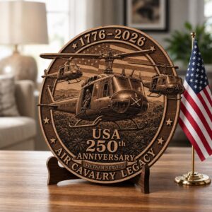 USA 250th Anniversary 3D Illusion Laser File, Patriotic Wood Sign Art Bundle