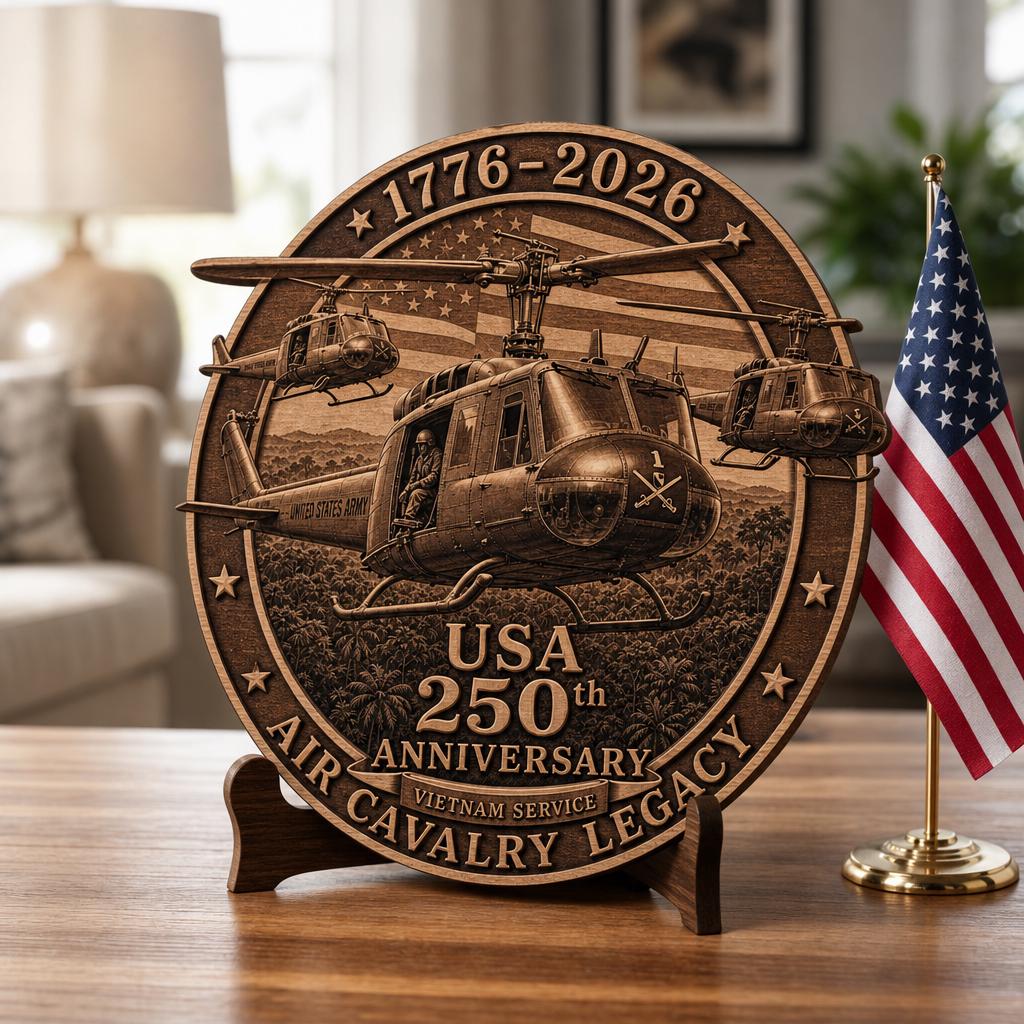 USA 250th Anniversary 3D Illusion Laser File, Patriotic Wood Sign Art Bundle