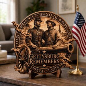 USA 250th Anniversary 3D Illusion Laser File, Patriotic Wood Sign Art Bundle