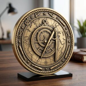USA 250th Anniversary Challenge Coin Laser File, 13 Colonies 3D Map