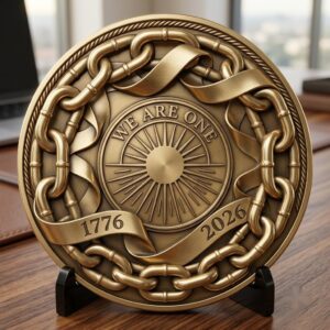 USA 250th Anniversary Challenge Coin Laser File, 13 Colonies 3D Map
