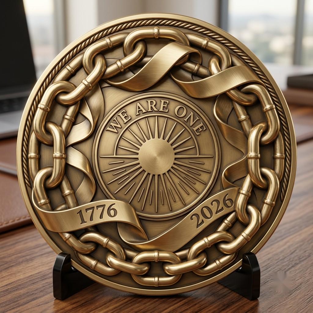 USA 250th Anniversary Challenge Coin Laser File, 13 Colonies 3D Map