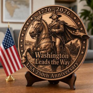 USA 250th Anniversary Laser File, 3D Illusion Portrait Bundle, Patriotic Decor