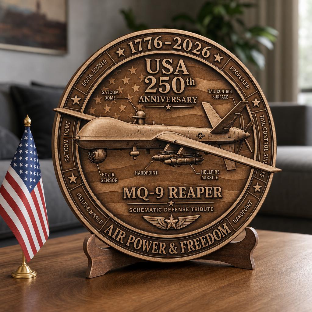 USA 250th Anniversary Military Laser File, Patriotic 3D Wood Design Bundle