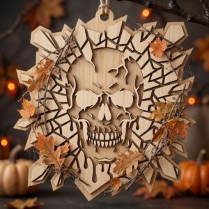 Victorian Gothic Cameo Ornament Bundle, Spooky Halloween Decor, Two Layer Decor