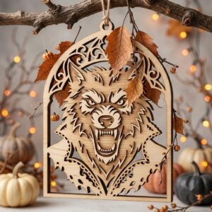 Victorian Gothic Cameo Ornament Bundle, Spooky Halloween Decor, Two Layer Decor