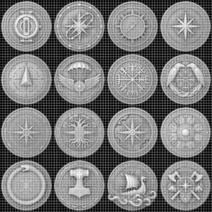 Vintage Nautical Coin Engraving File, Compass And Depth Map PNG Bundle