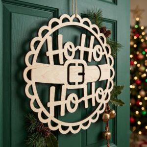 Whimsical Elf Door Hanger, Santa Workshop Decor, Holiday Sign Bundle